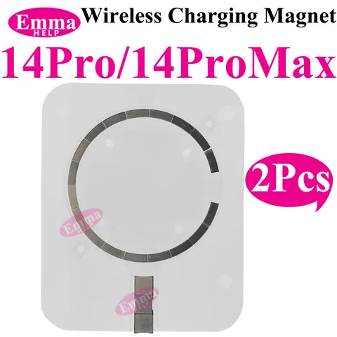 2 шт. Magsafe магнитное металлическое кольцо внутреннее для iPhone 16 15 Plus 12 13 14 Pro Max мини-замена магнита для беспроводной зарядки