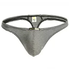 Трусы мужские, с низкой талией, эластичные, хлопковое белье, трусы