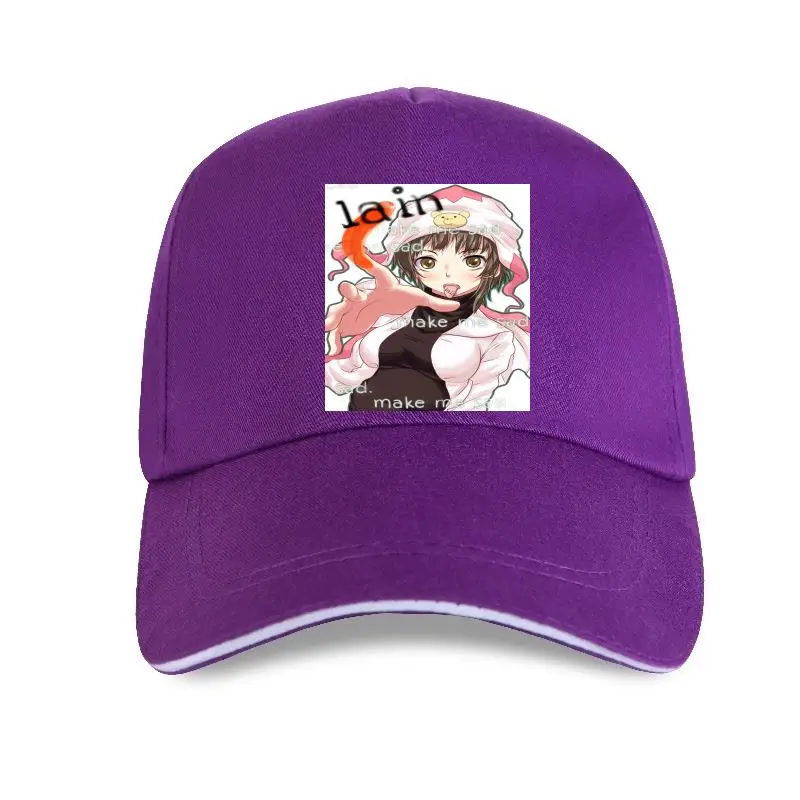 

2022 New Anime Serial Experiments Lain Lain Iwakura Computer Wired Science Fiction Cartoon Baseball Cap Vintage Tshir