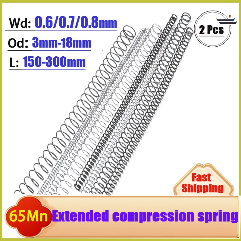 

Пружины сжатия из стали 65Mn