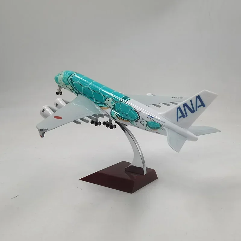 Литой под давлением масштаб 1:400 A380 ANA KaLa Turtle Airlines самолеты самолет с шасси модель