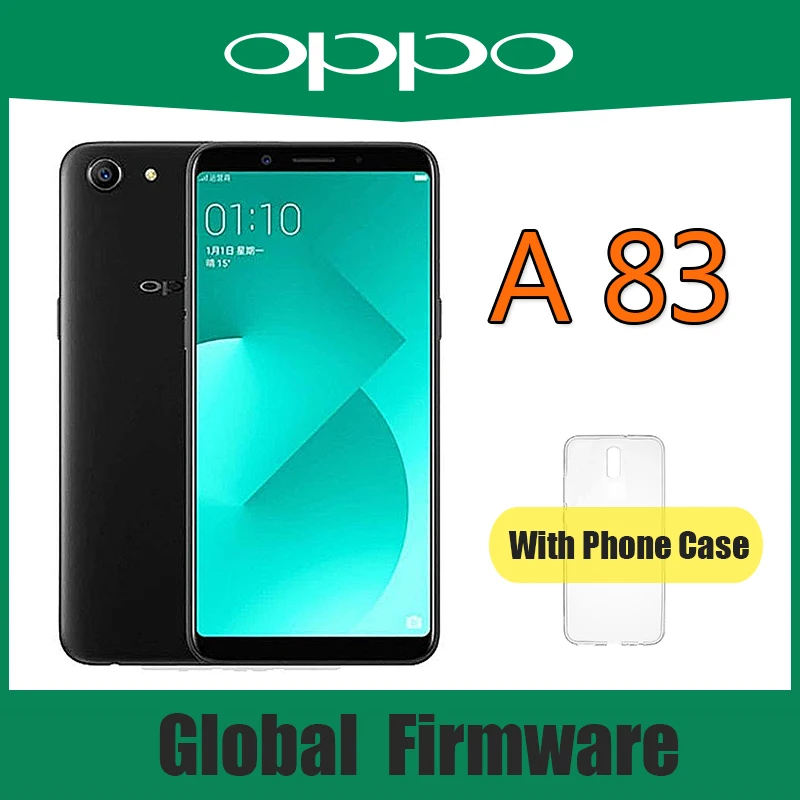 Smartphone OPPO A83 Cell Phone 3GB 32GB Cellphone MediaTek MT6763T 5.7 inches 1440*720 pixels Mediatek MT6763T Helio P23