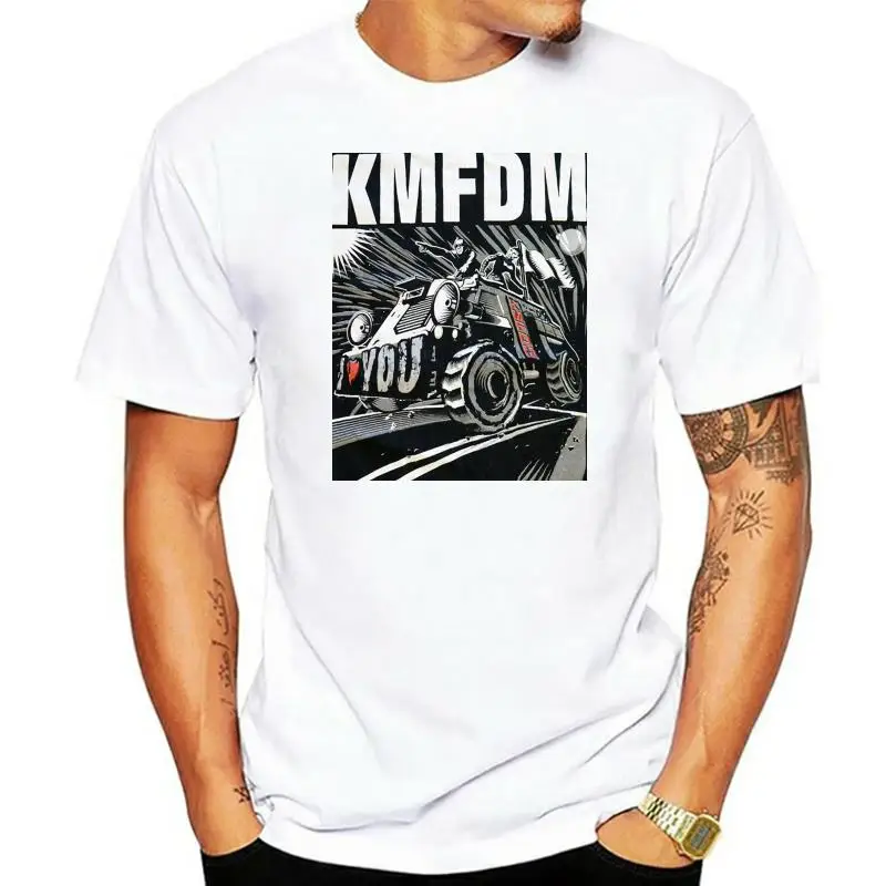 

Genuine KMFDM I HEART YOU USA TOUR T-Shirt 2013 T SHIRT XXL 2XL K.M.F.D.M Graphic Retro Tops Tee Shirt