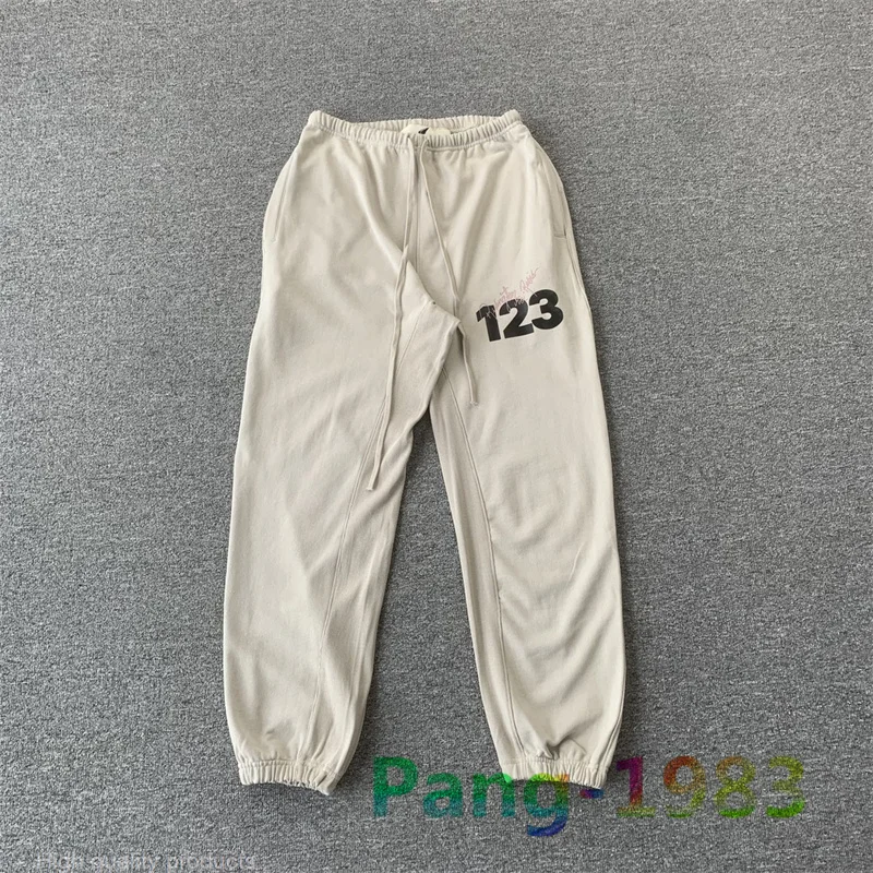 

2023 Autumn Winter Vintage Washed Sweatpants Men Women 1:1 High Quality RRR123 Trousers Jogging Casual Fitness Pants