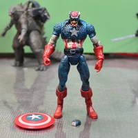 disney dst marvel select marvel zombies captain america doll gifts toy anime figure action figures model collect ornaments
