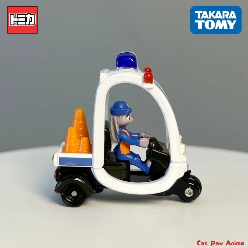 TAKARA TOMY Zootopia 2, мини-полицейский автомобиль Джуди, игрушечная модель из сплава, серия Disney SP, игровой автомобиль, Коллекционная модель автомобиля (art.: 3920d3b4c406f) - 3920d3b4c406f