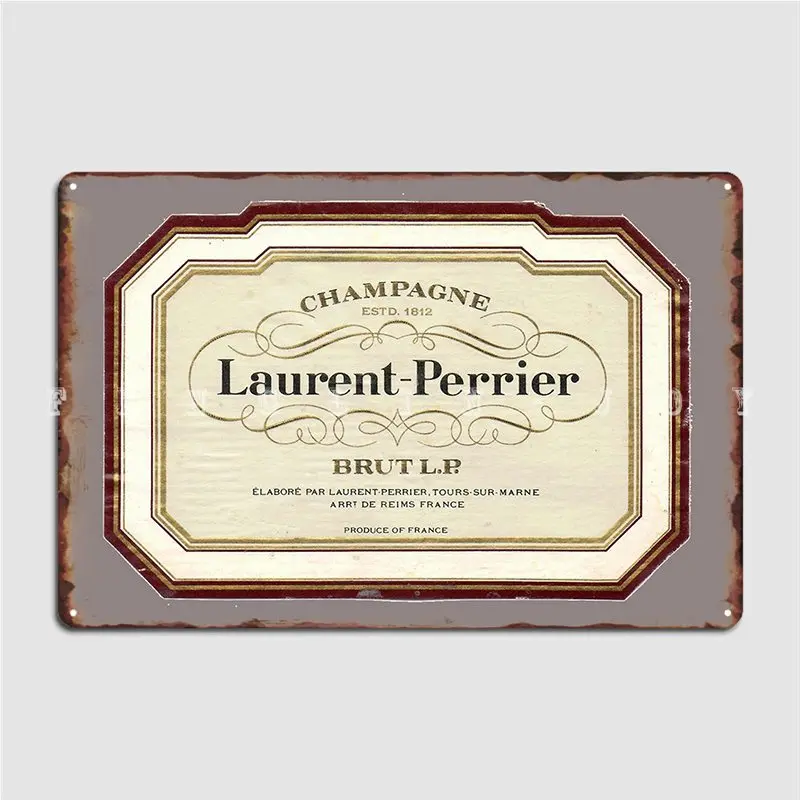

Laurent Of Champagne Supernova Metal Sign Club Bar Wall Plaque Cinema Kitchen Retro Tin Sign Poster
