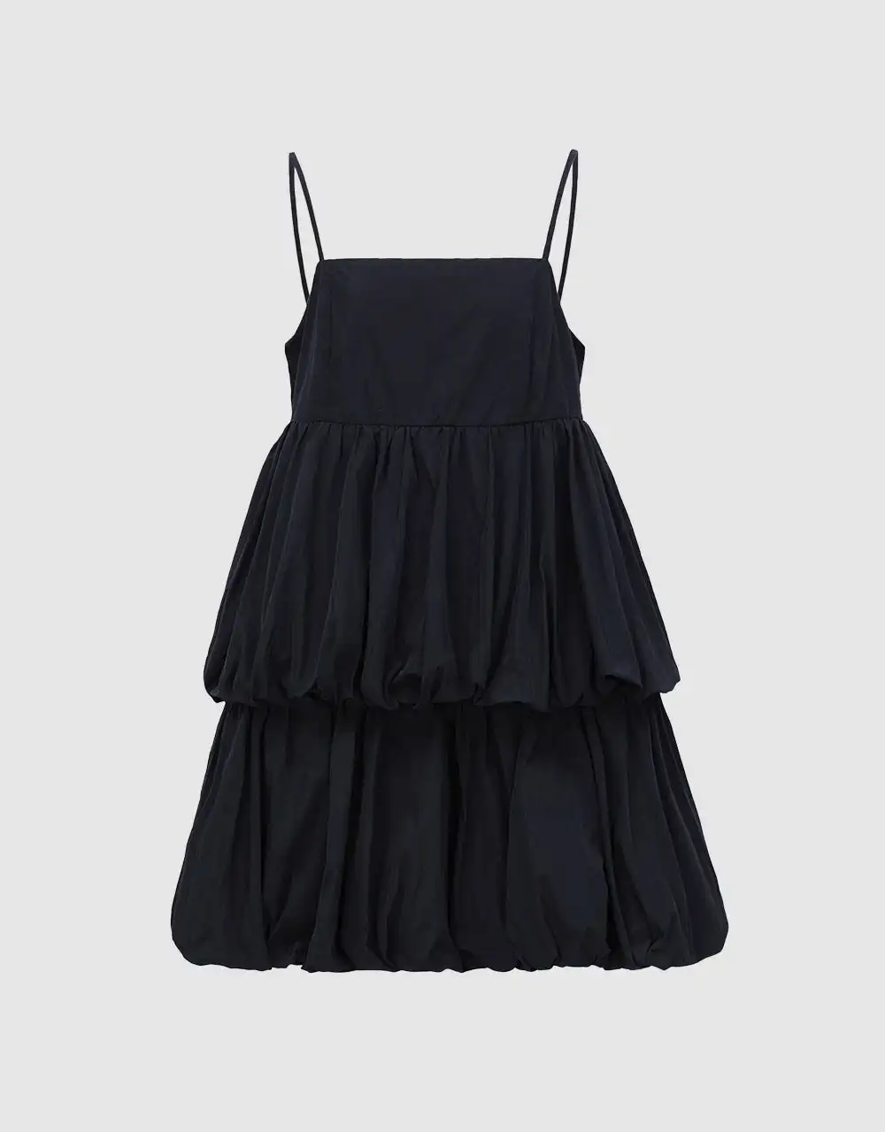 

Многоярусное платье на бретельках