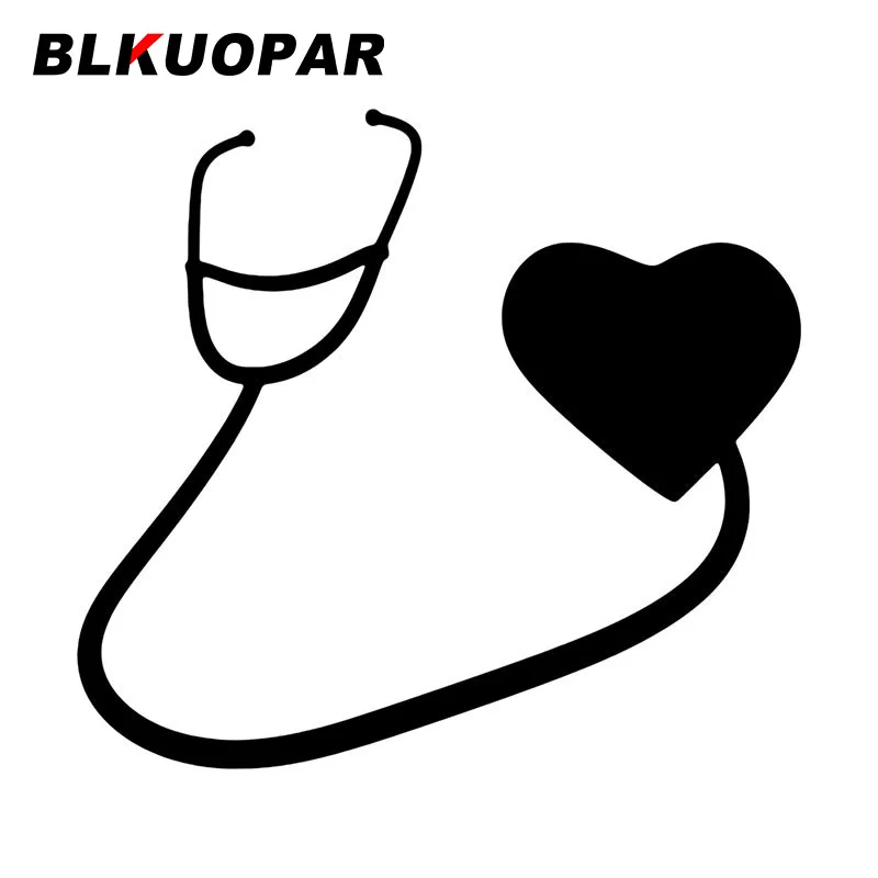 

BLKUOPAR стикеры в форме сердца для доктора автомобиля Солнцезащитная аниме наклейка креативный Забавный бампер лобовое стекло автомобильные аксессуары