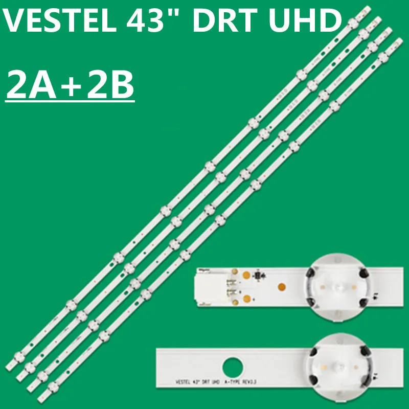 817 мм Φ для 43U6863DB 17DLB43VER3-B A LUX0143004/01 Светодиодная лента-подсветка VESTEL 43 &quotDRT UHD A/LT-43C870