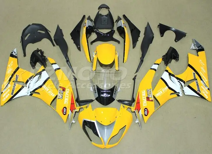 

Injection New ABS Fairings Kits Fit For Kawasaki Ninja ZX-6R ZX6R 2009 2010 2011 2012 09 10 11 12 Bodywork Set Yellow