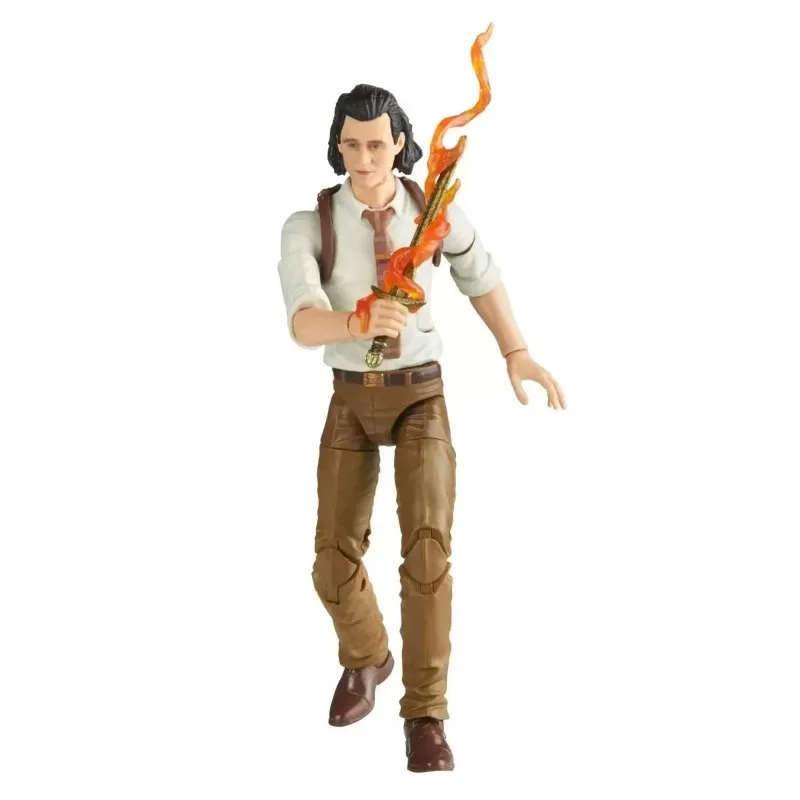 Фото Оригинальная коллекционная фигурка Локи Тессаркесс из серии Hasbro Marvel Legends, масштаб 1/12, светящаяся, для коллекционирования №2