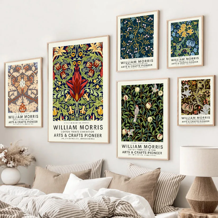 

William Morris Animal Botanical Museum Vintage Wall Art Canvas Painting Nordic Posters And Prints Pictures For Living Room Decor