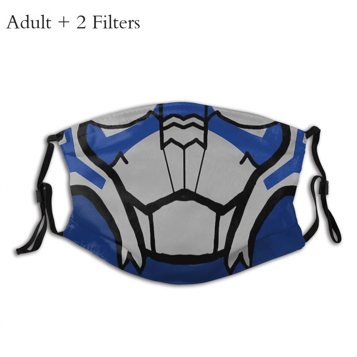 

Turian Washable Mouth Mask Mass Effect John Shepard Sci-Fi Action Shooting RPG Reusable Face Masks With Filters Anti Haze Mask