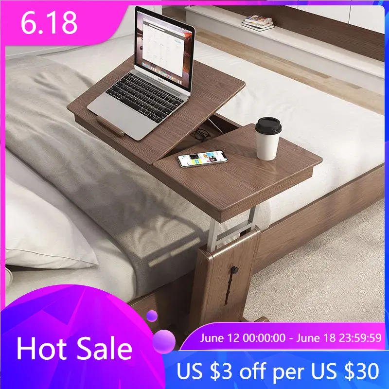 Adjustable Lift Movable Bedside Tables Household Notebook Computer Tables Bedroom Lazy Tables Bed Desks Minimalist Small Tables