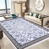 chinese style flower 3d carpet for living room home rug printing large carpets bedroom study bedside hallway mat runner rug