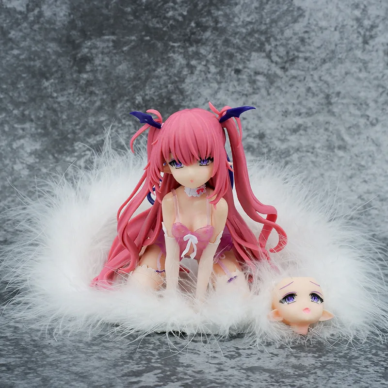 

14cm Kawaii Lurum Japan Anime Action Figure PVC Toy Cute Selfish Fairy Milmo De Pon! Sexy Doll Room Decor Birthday Gift for Boys