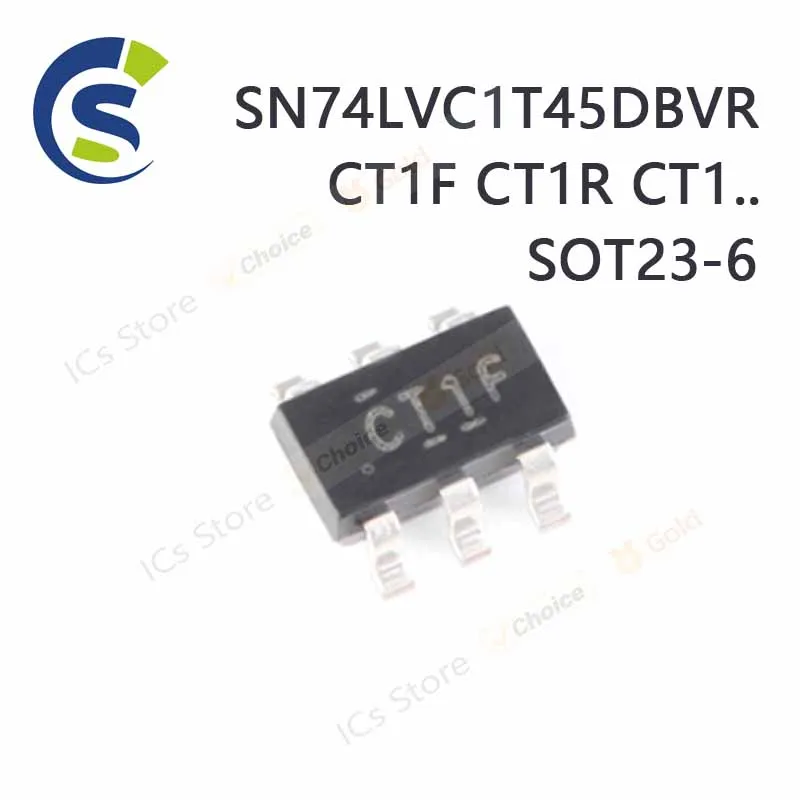 10 шт. 100% новый SN74LVC1T45DBVR SN74LVC1T45 74LVC1T45 CT1F CT1R CT1.. набор микросхем sot23-6