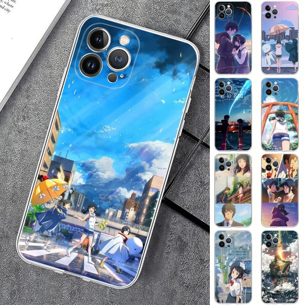 

Weathering With You Phone Case For iPhone 15 14 11 12 13 Mini Pro XS Max Cover 6 7 8 Plus X XR SE 2020 Funda Shell