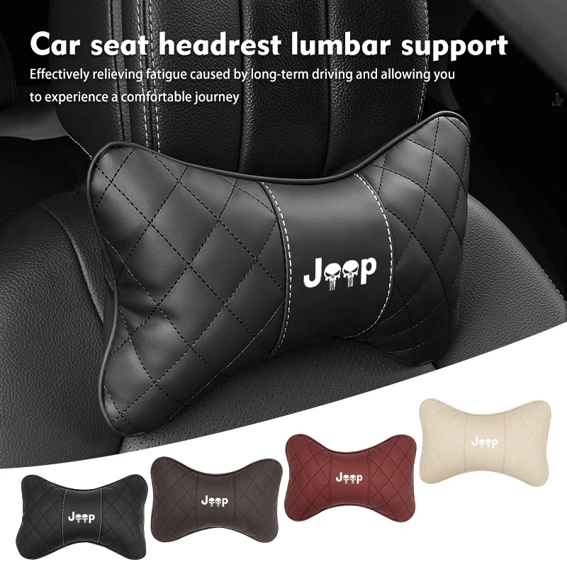 Подушка для шеи на автомобильный подголовник поддержка поясницы мягкая пена с