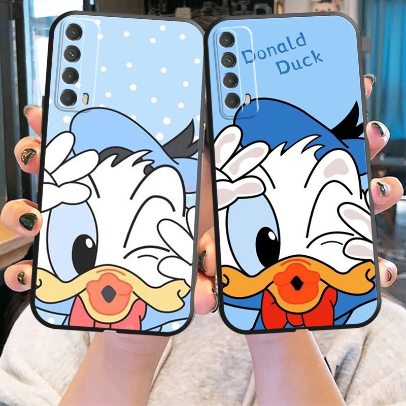 

Disney Mickey Mouse Phone Case For Huawei Y7S Y9A Y6 2019 Y7P 2020 Y8S Y7 2019 Y9 2019 Carcasa Coque Silicone Cover Black Funda