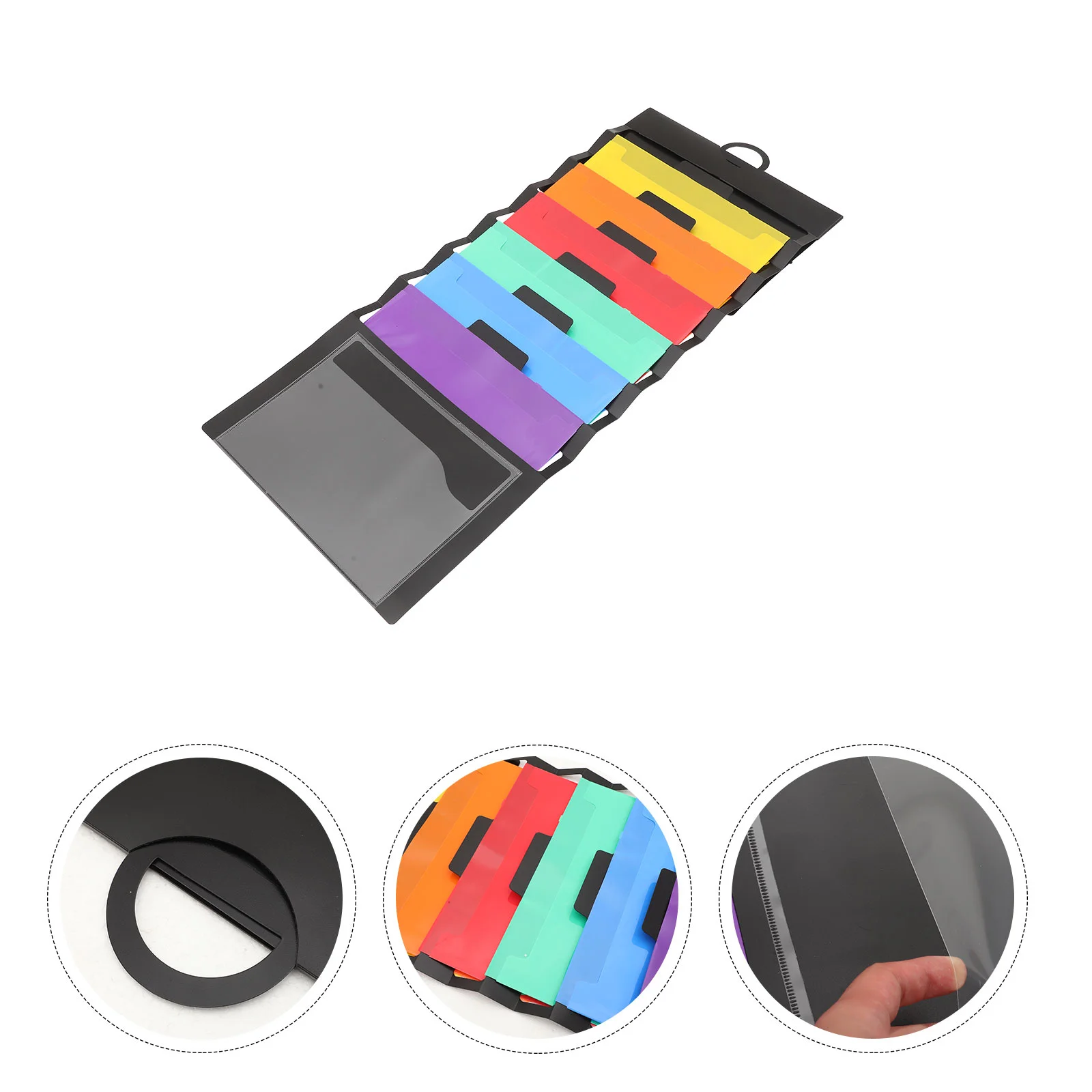 

Органайзер для файлов, настенный держатель для документов, складная карманная стойка для хранения, Офисная организация, дизайн с расширяемой ручкой