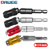 14 hex magnetic screw drill tip holder extension rod quick change holder drive guide drill bits hand tools screwdriver bits