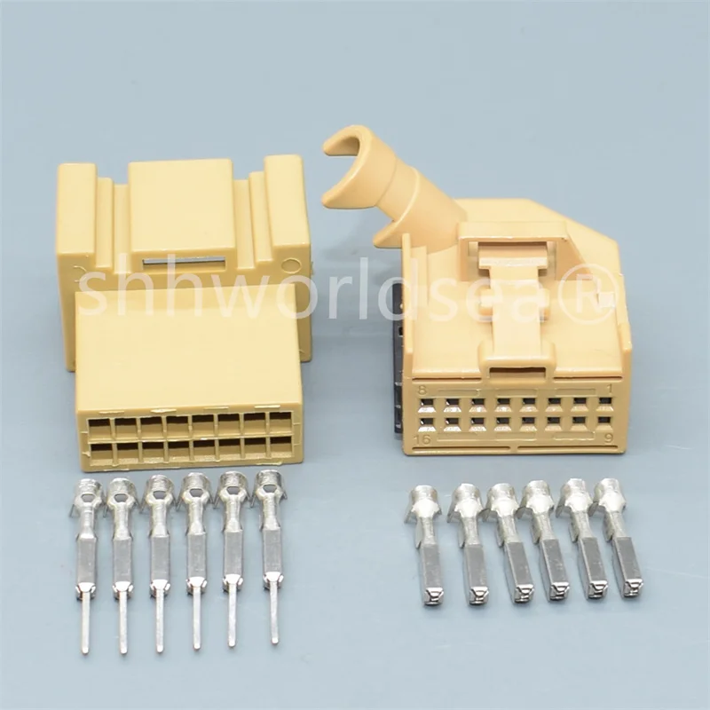 

1 компл. 16 контактов автомобильный разблокированный разъем для Audi VW 8E0972416A блок управления радаром автомобильным шлюзом, проводной разъем с проводами