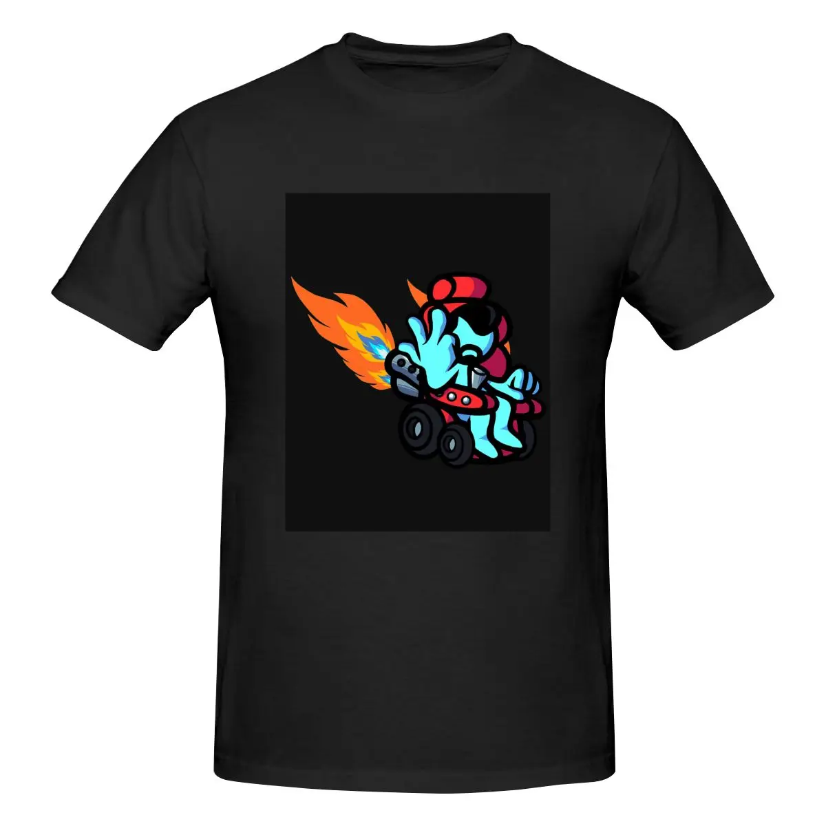 

Wheelgang 1 Anime Graphic Washed Cotton Men T-shirt Harajuku Streetwear Oversized Loose Top Tees