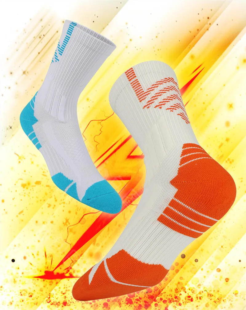 Basketball Ball Professional Sports Socks Men Women Thick  Sweat-absorbent Foot Mesh Breathable Shock-absorbing Badminton Towel