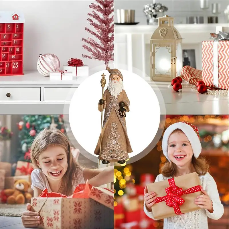 Рождественская статуя классическая имитация льна скульптура снеговика забавные