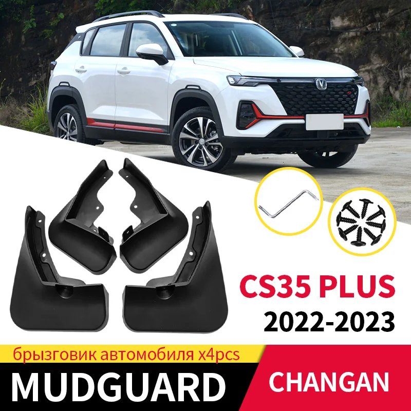 

Car Mud Flaps Fender For Changan CS35 PLUS 2022 2023 Front And Rear Wheels Mudflaps Splash Guard Protection Accessories