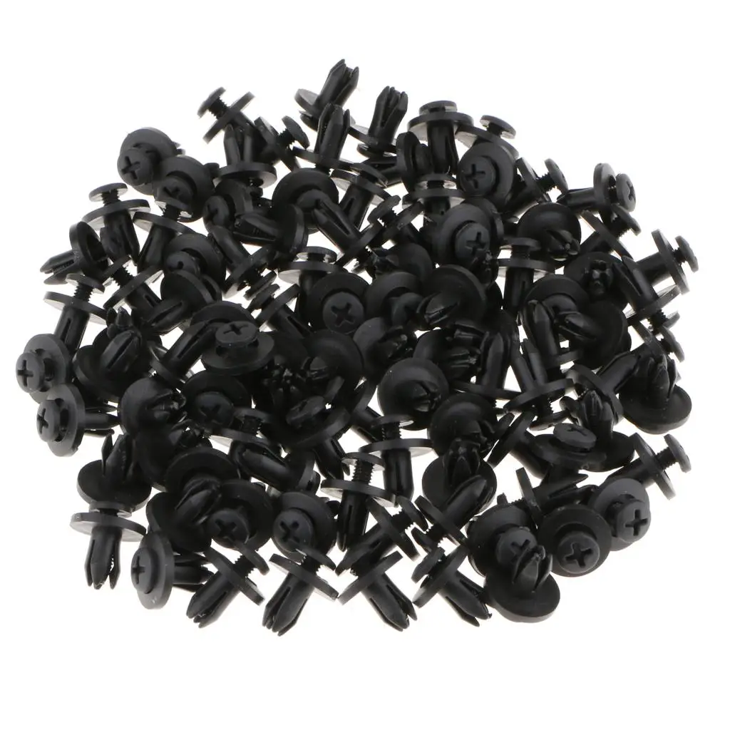 

2x100 шт., пластиковые заклепки 21x5 мм