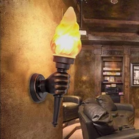 vintage creative flashlight wall lamp coffee aisle corridor bedroom stairs dining room outdoor porch living room wall lamp