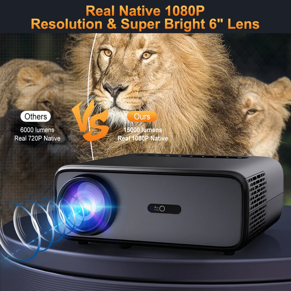 ThundeaL Новинка Full HD Проектор TD97Pro TD97 Pro TD97W Разрешение 1920*1080P 2.4/5 ГГЦ WiFi 3D 4K Домашний
