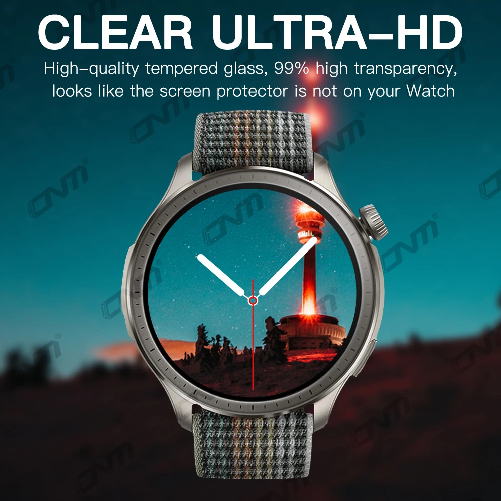 Стекло + силикон для Amazfit Balance защита экрана закаленное стекло и гибкий мягкий