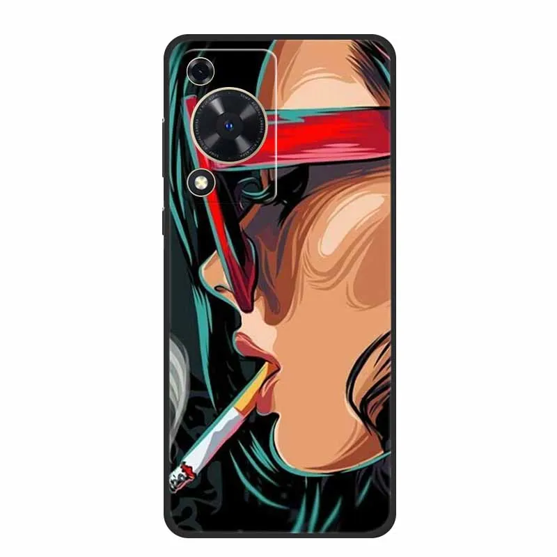 Чехол для телефона Huawei Nova Y72 задняя крышка чехол NovaY72 черный силиконовый мягкий Y 72