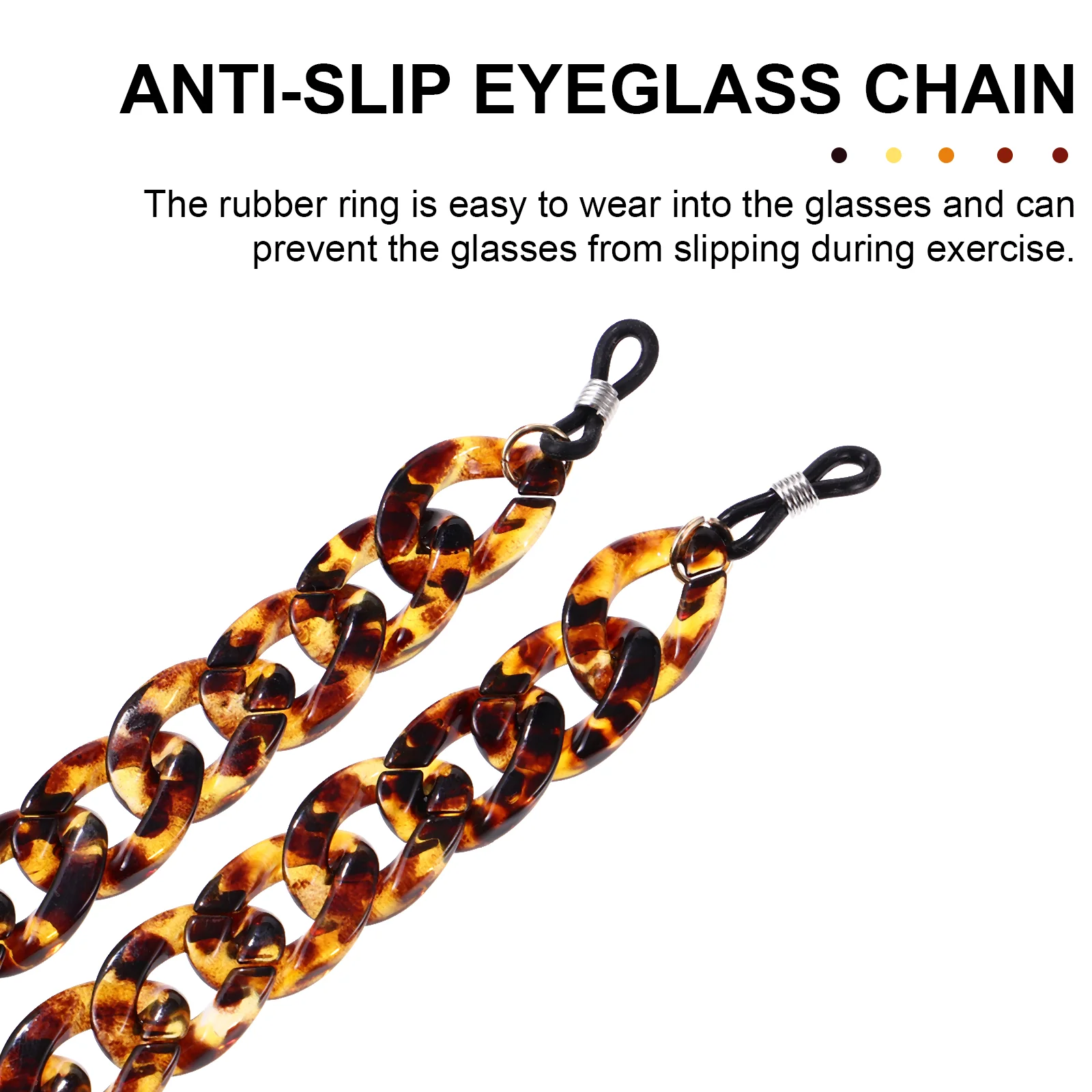 Противоскользящая цепочка для очков универсальный фиксатор ремешок шнура