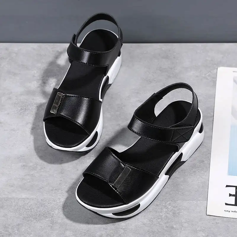 

Versatile Heeled Sandals Korean House Slippers For Women Most Popular Style Heeled Shoes 2021 Solid Color Luxury Sandal Tennis