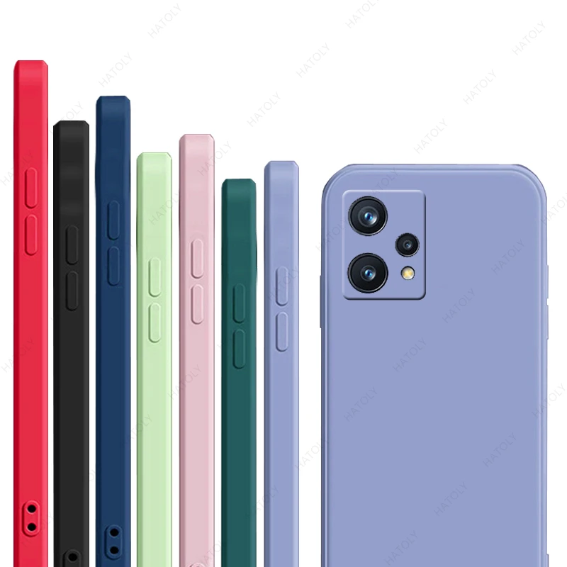 For Realme 9 Pro Plus Case Cover for Realme 9 Pro Plus Phone Shell Bumper Soft Liquid Silicone Back Case for Realme 9 Pro Plus