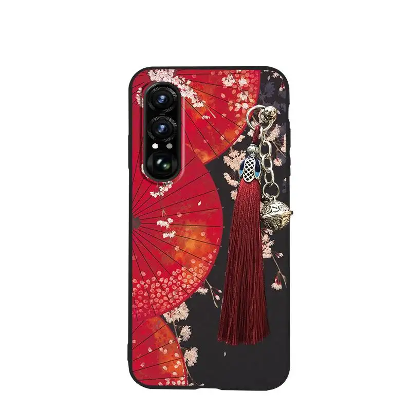 Фото Водонепроницаемый чехол для телефона Sony Xperia1 vii в китайском стиле, силиконовый грязеотталкивающий противоударный чехол из ТПУ, противоударный №5
