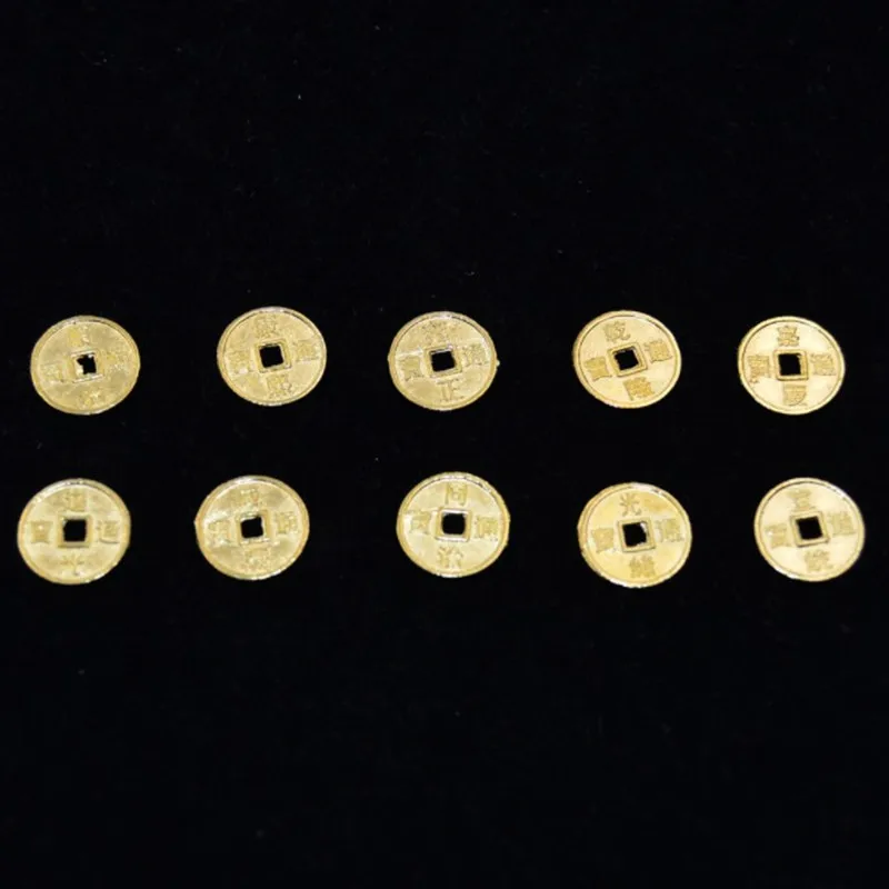 Китайский фэн-шуй счастливые монеты/старинные монеты образовательные десять