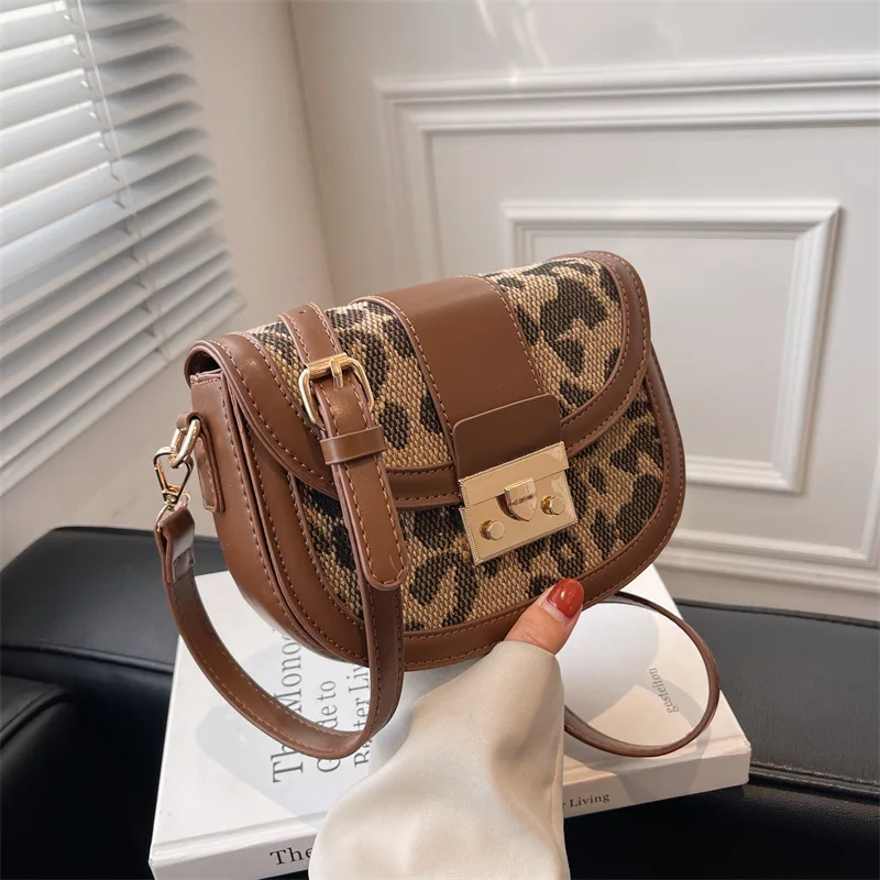 

2022 New Female Crosssbody Shoulder Bag Luxury Brand Pattern Pu Leather Shoulder Bags For Women Messenger Bag