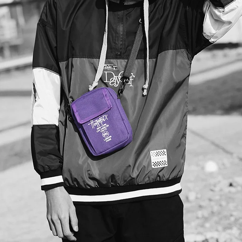 Сумка кросс-боди холщовая для мужчин и женщин