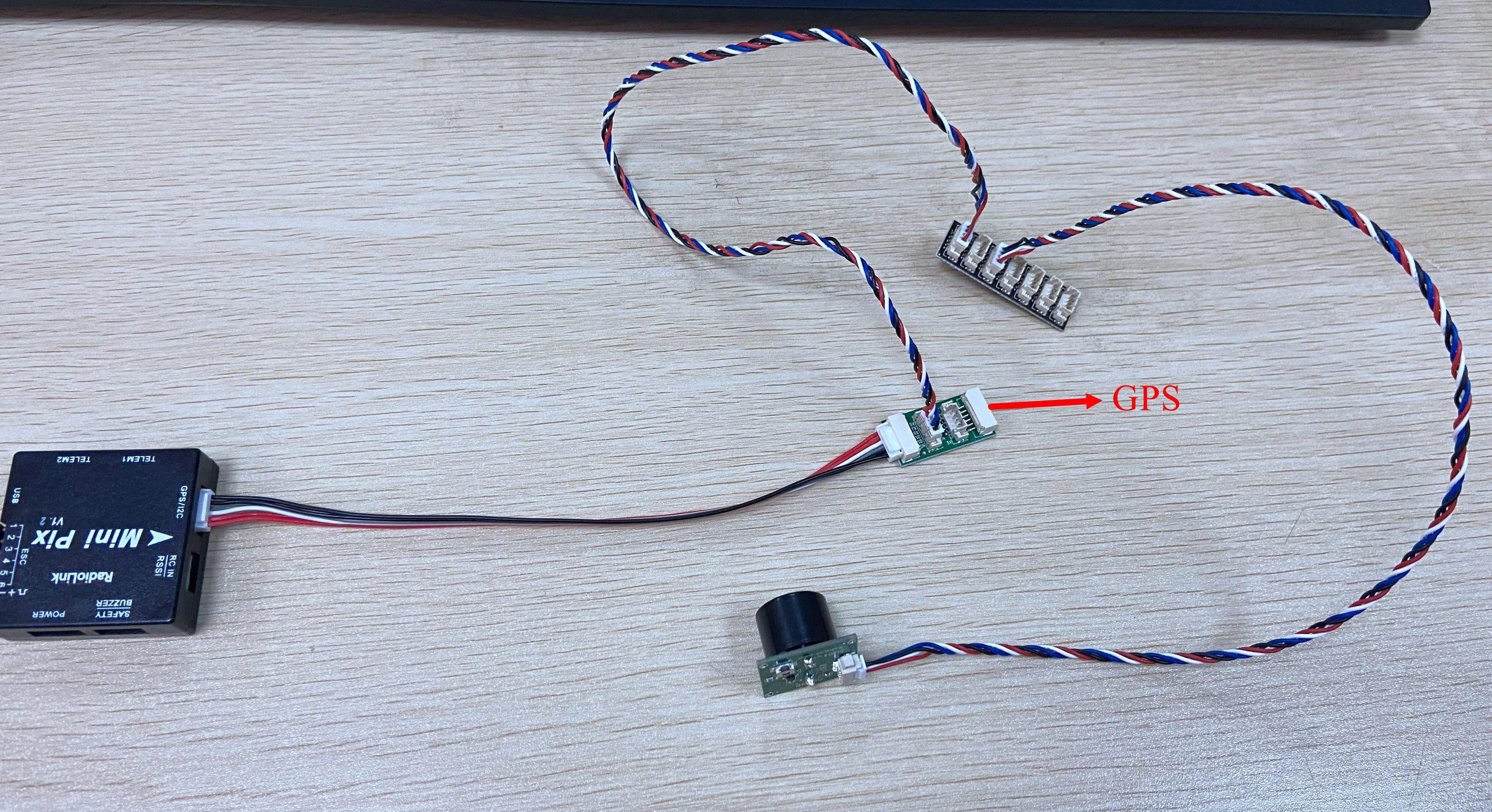 Фото Модуль-концентратор RadioLink I2C и адаптерная плата для полетного контроллера Mini Pix CrossFlight Pixhawk и ультразвукового датчика SU04 SUI04 №3