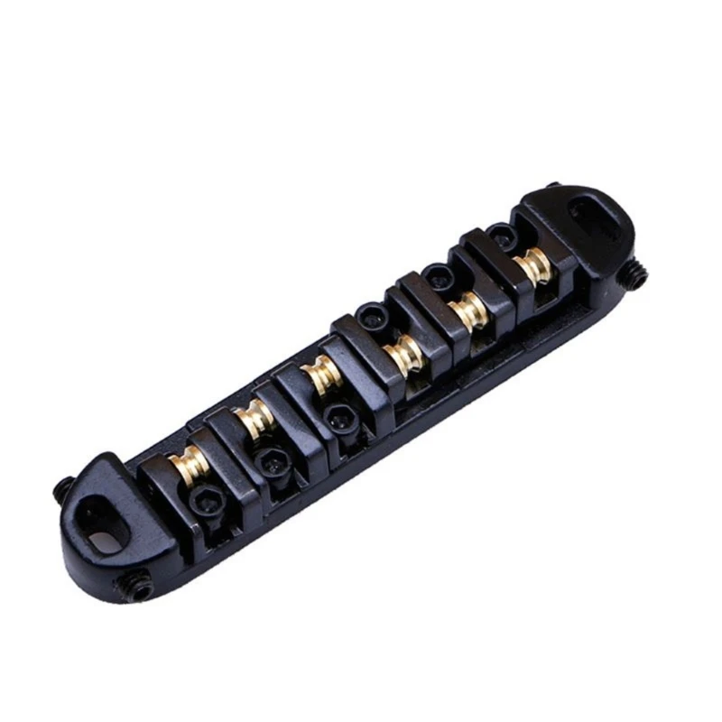 

448D Roller Saddle Locking Black Bridge Fit for Electric Guitar