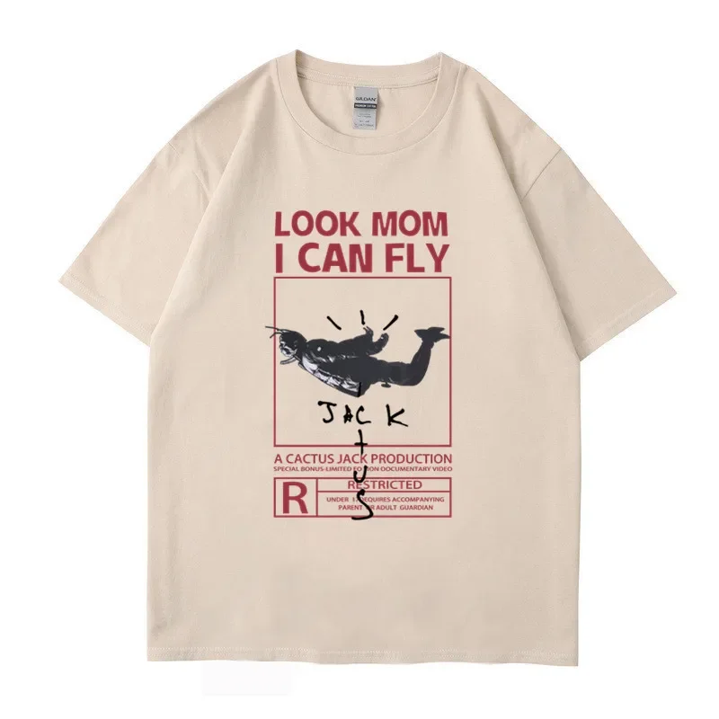 Travis Scott Women's Casual Round Neck Short Sleeve T-Shirt Hip Hop Style Graphic Design TEE For Men And Women