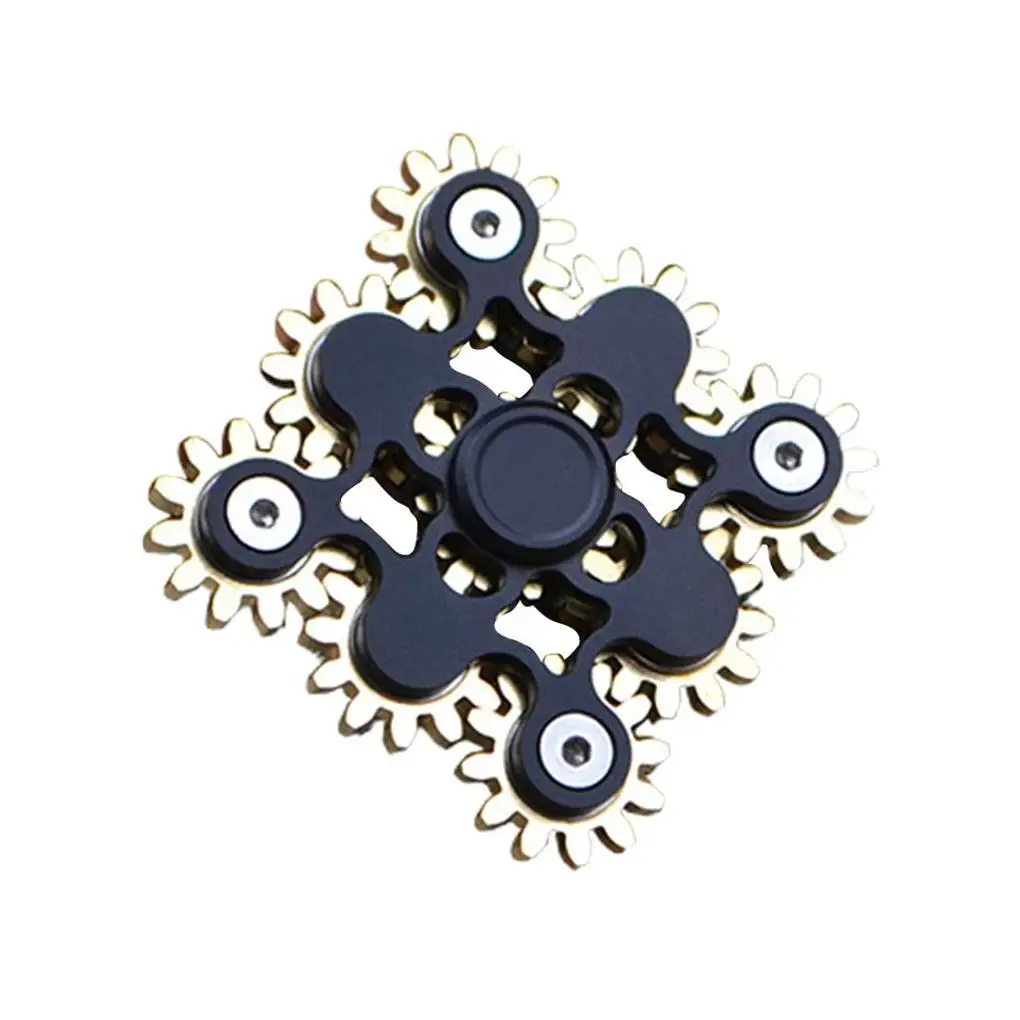 

Spinner Toy Fingertip Gyroscope Gears Relief Reliever Rotate Updated Fidget Hand Gift Kids Smooth Bearing Anxiety