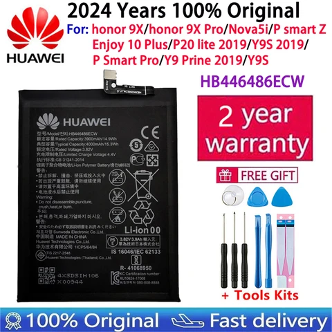 Оригинальный HB 446486 Аккумулятор для телефона ECW для Huawei Y9 Prime/ P20 lite 2019 P Smart Z Y9S Nova 5i Honor 9X Pro