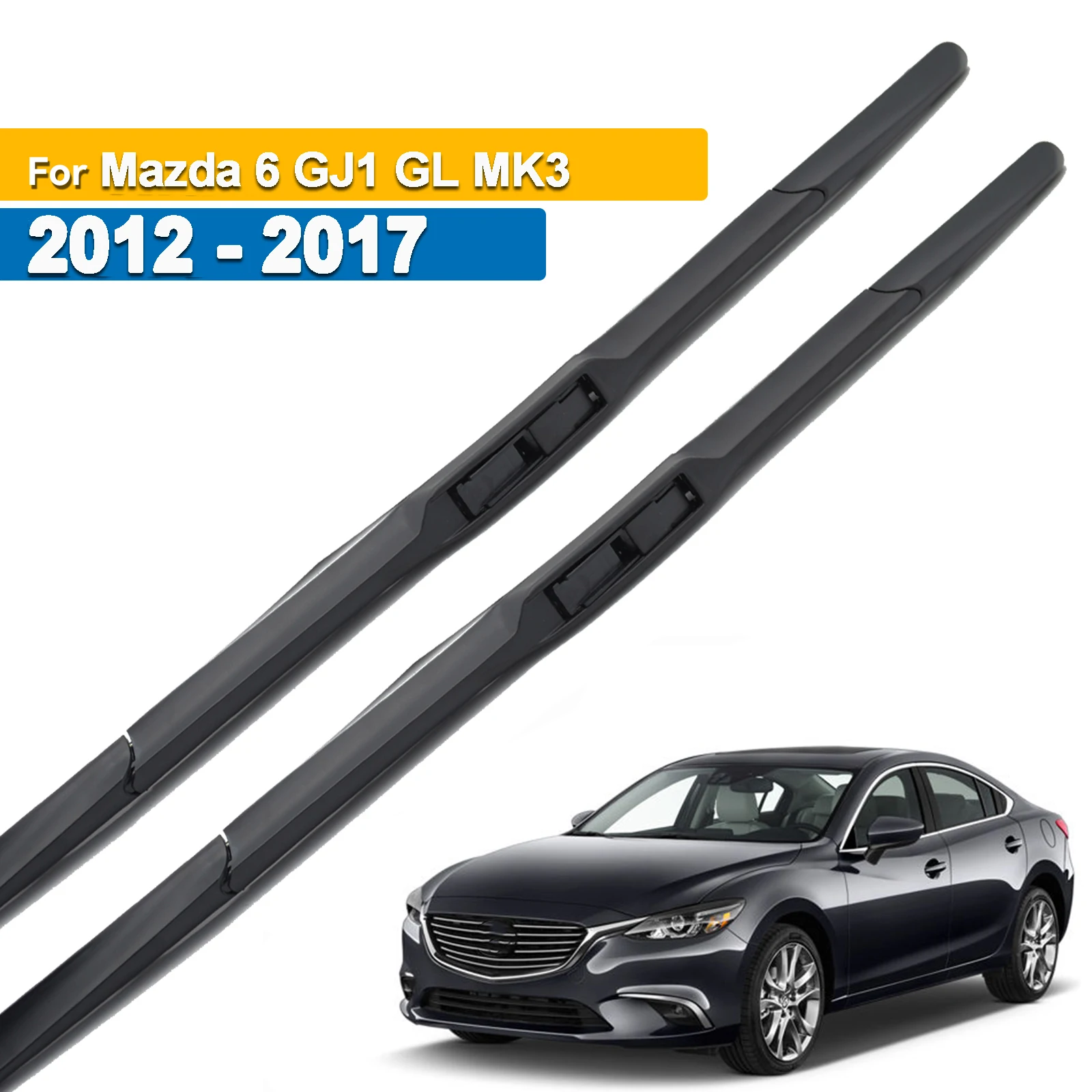 

Щетки стеклоочистителя Erick's для Mazda 6 GJ1 GL Мазда 6 MK3 2012-2017, стеклоочистители для лобового стекла, автомобилей, щетки от дождя 24 дюйма + 18 дюймов